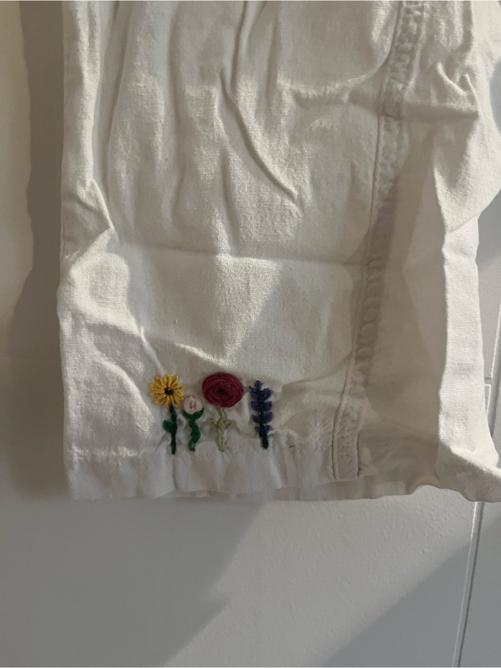 Woman’s Roxy Drawstring Linen Blend Pants - Picture 2 of 4